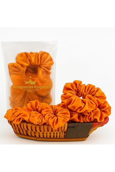 Accessorize Kingdom Premium Hair Scrunchie for Women| Scrunchies for Girls | ...