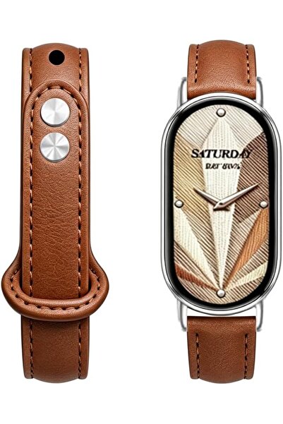 GENERAL Zkius Watch Band for Xiaomi Mi Band 10/9/8, Leather Strap for Mi Band...