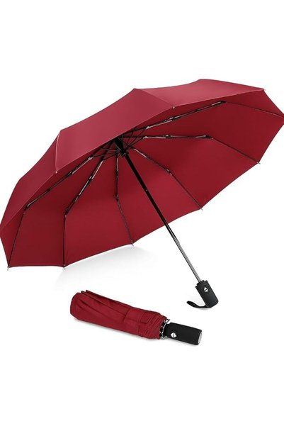 Generic 8-Rib Travel Umbrella for Rain & Sun – Windproof, UV Protection, Wate...