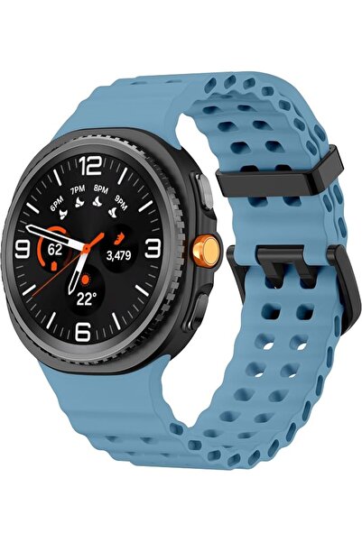 GENERAL Silicone Ocean Strap Compatible with Samsung Watch 9 8 Strap 44mm 40m...