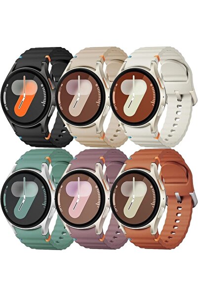 GENERAL Sport Band for Samsung Galaxy Watch 7 Band 40mm 44mm,No Gap Soft Sili...