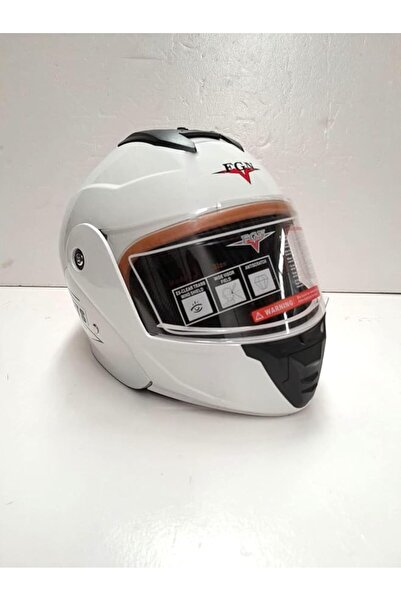GENERAL FGN-666 Motorcycle Helmet - White