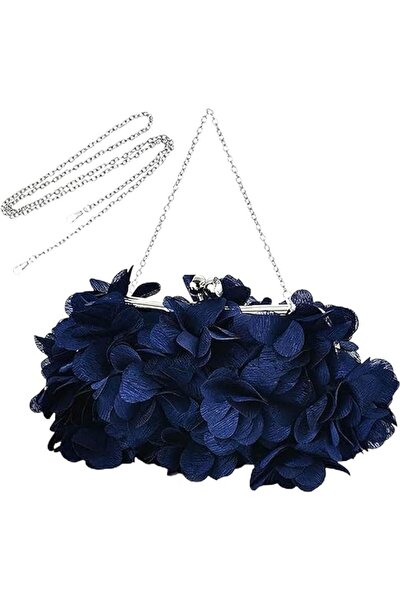 GENERAL Evening Clutch Handbag for Women – Small Floral Applique Purse with C...