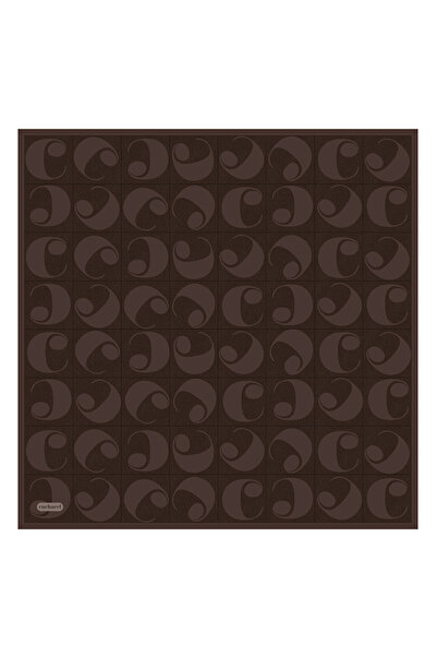 Cacharel Kahverengi 90X90 İpek Twill Eşarp
