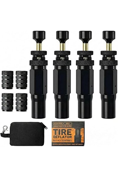 E COMMERCE BAG Adjustable Auto-Stop Tire Deflator Valve Kit — Automatic Tire ...
