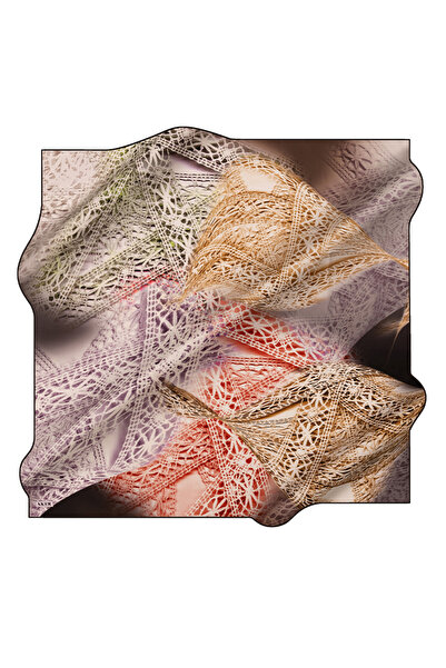 Aker Sarı 90X90 İpek Twill Eşarp