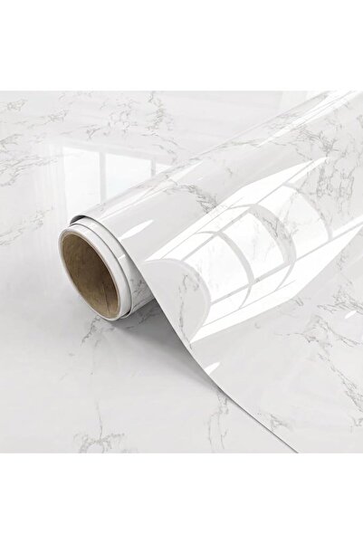 GENERAL Light Grey Concrete Peel and Stick Wallpaper,40x300cm,Extra Thick Sel...