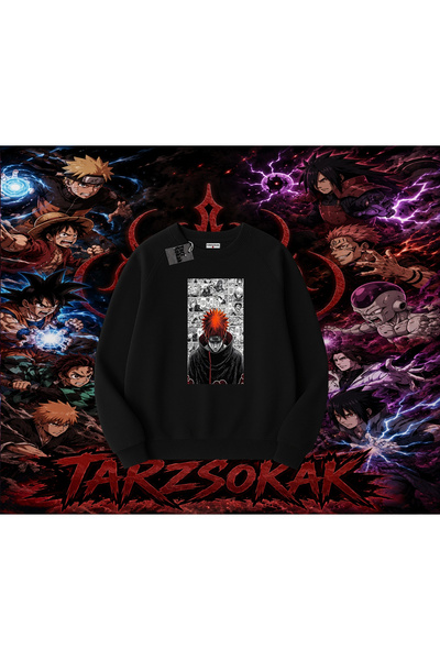 Tarzsokak Pain Nagato Naruto Anime Character Oversize Unisex Crew Neck Sweats...
