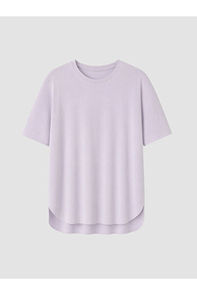 LC Waikiki Rmz Gi̇yi̇m Farkiyla Modal Blended Loose Fit Women's Sports T-Shirt