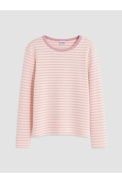 LC Waikiki Quality Pieces from Çelebi Store Striped Girl's T-Shirt