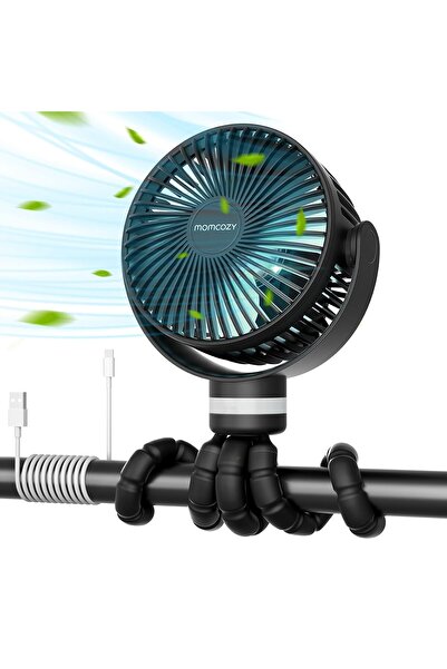 Momcozy - Portable stroller fan - green