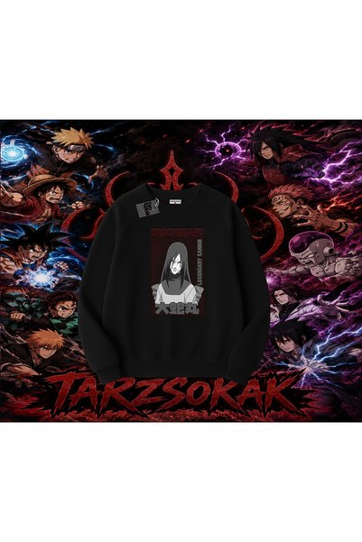 Tarzsokak سويت شيرت أوروتشيمارو ناروتو بتصميم شخصية أنمي كبير الحجم للجنسين ب...