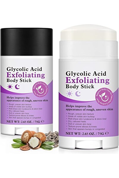 aliverystore عصا تقشير الجسم بحمض الجليكوليك 75 جرام، غنية بحمض الجليكوليك وح...