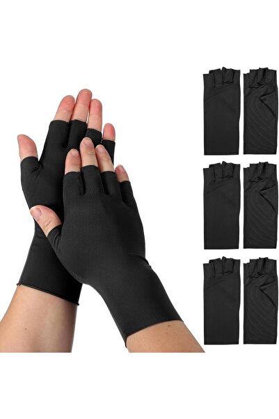 EXCEFORE Sun Protection Gloves, Half Finger Summer Hand Protection Gloves Bre...