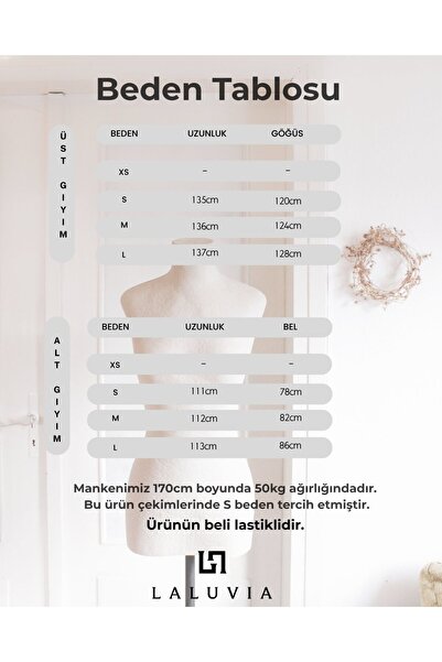 Laluvia Taş Keten Ayrobin Takım - 8607