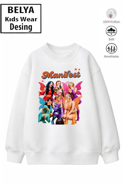 Belya Kids Wear Trend Model pentru copii și fete Full Mold Oversize Manifest ...