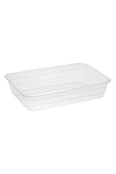 CATIANO Transparent Plastic Refrigerator Organizer 35.7x25x7cm