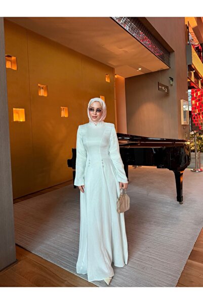 ELES COUTURE NACRE ELBİSE