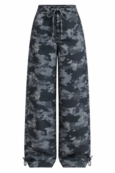 Laluvia Antrasit Kamuflaj Desen Pantolon - 9153