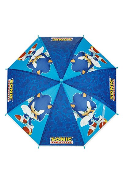 CATIANO Umbrela de Ploaie Baston Automata Albastra Sonic pentru Copii 66cm