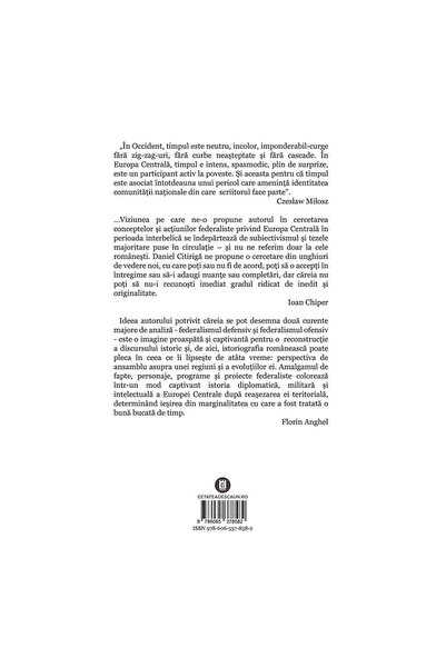 Editura Cetatea de Scaun EUROPA CENTRALA SI TENTATIA FEDERALISMULUI. Istorie si diplomatie in perioada interbelica
