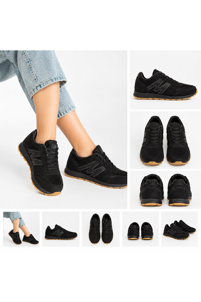 Dark Heel Women's Black Smoked Daily Lace-Up Casual Comfortable Sole Sneaker ...