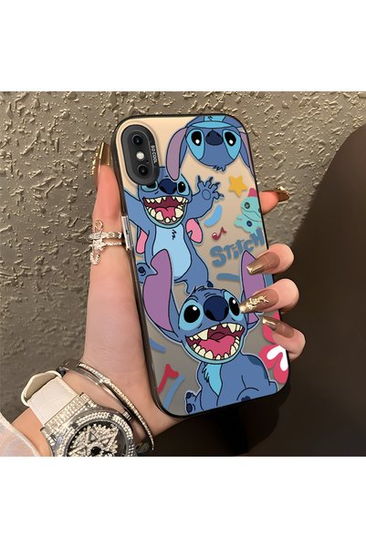 CHICASELUX متوافق مع iPhone X/XS، نمط حماية من الصدمات على شكل وحش كرتوني لطي...