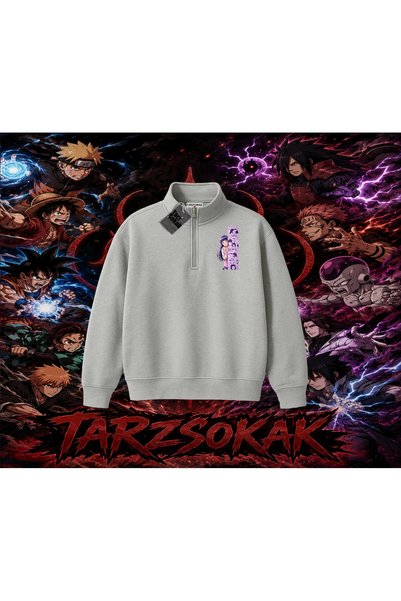 Tarzsokak Hinata Hyuga Naruto Anime Character Oversize Unisex Cardigan & Jack...