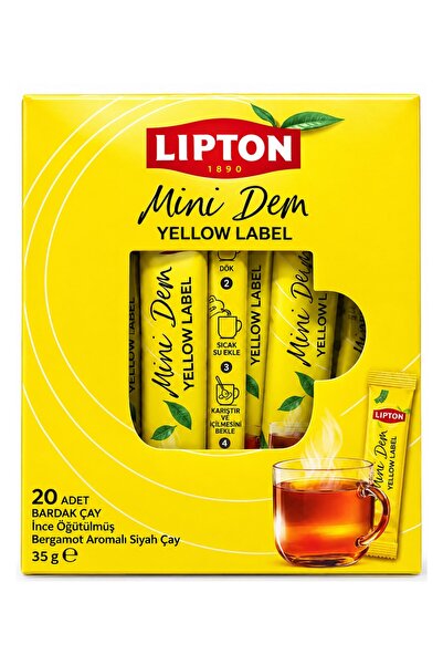 Lipton Mini Dem Yellow Label Siyah Çay 20li