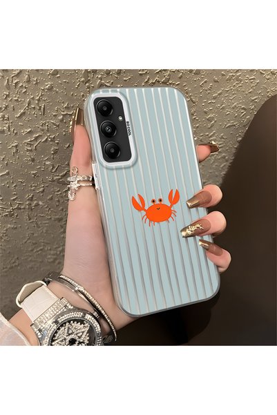 CHICASELUX Samsung Galaxy A05S Compatible Simple Striped Cartoon Little Red C...