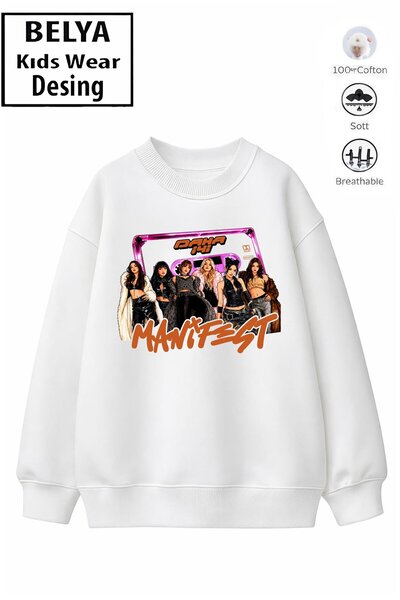 Belya Kids Wear Trend Model pentru copii și fete Full Mold Oversize Manifest ...