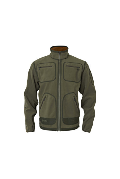Harkila Kamko Reversible Fleece Jacket, Forest Black/Rustic Clay - The Hunter...