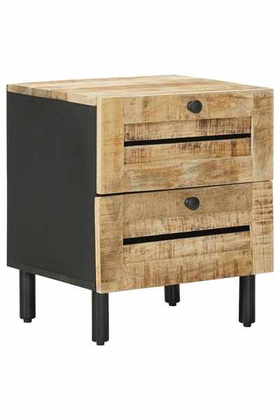 Syfax Κομοδίνο 40 x 33 x 46 εκ. Μασίφ ξύλο μάνγκο