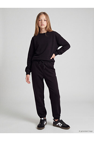 LC Waikiki Crew Neck Girls' Tracksuit Set