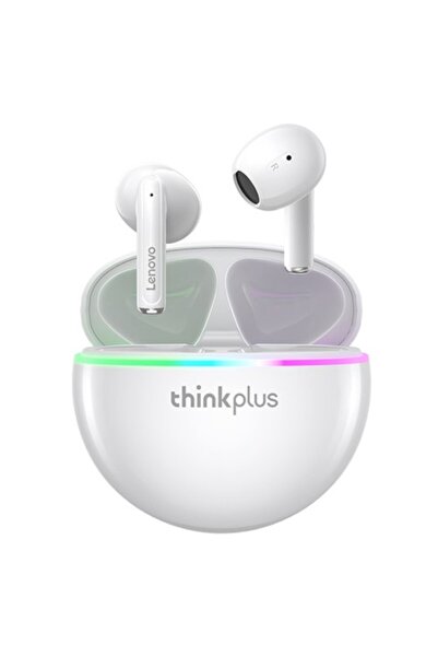 LENOVO Thinkplus XT97 Ασύρματα Ακουστικά Bluetooth 5.2 με Μικρόφωνο - Λευκό