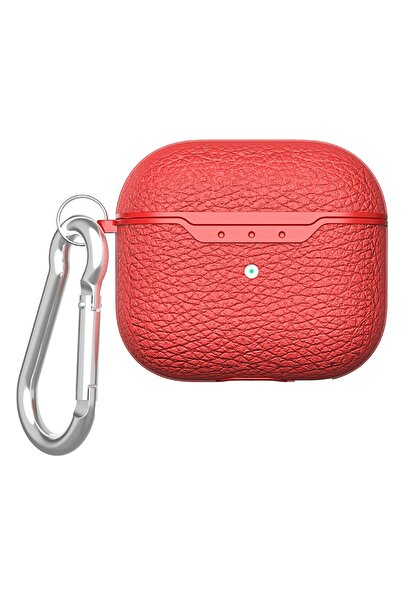OEM TPU Silicone Case (Leather Look) for AirPods 5 / 4 - Red