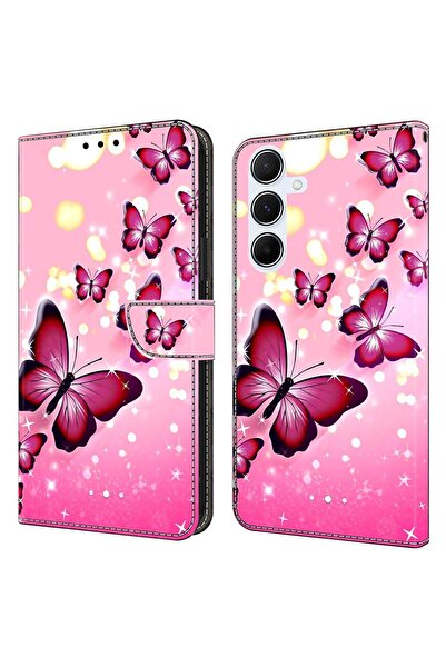 OEM Θήκη Πορτοφόλι με Βάση Στήριξης για Samsung Galaxy A17 5G / A26 5G - Ροζ ...