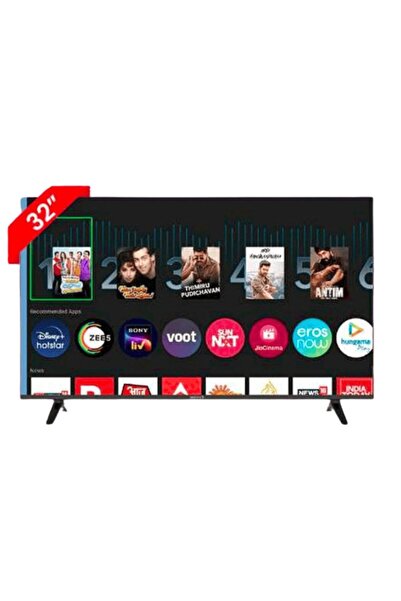 NEXVIEW شاشة تلفزيون وشاشة عرض مقاس 32 بوصة، 60 هرتز، عرض عالي الدقة، منفذ HD...