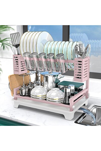 Generic B-Land Dish Drying Rack, 2 Tier Dish Racks for Kitchen Counter, Large...