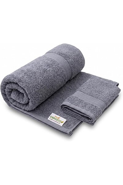 EBREEZZ Gym Towel Set, 2 Piece Premium Cotton Face and Body workout Towels, f...