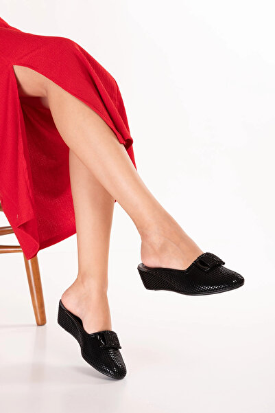 Gondol Stylish Buckle Home Slippers Dmr.53 Black