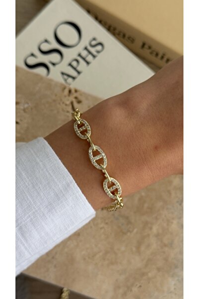 İREM YILDIZ 14K Luxury Gold Kuyumcu Model Kadın Bileklik