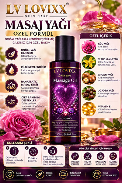 lovixx Masaj yağı Afrod*zyak etkili