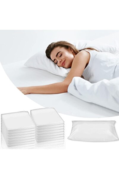 Generic 20 PCS Disposable Pillow Cases,32 x 20 Inches White Pillow Covers Non...