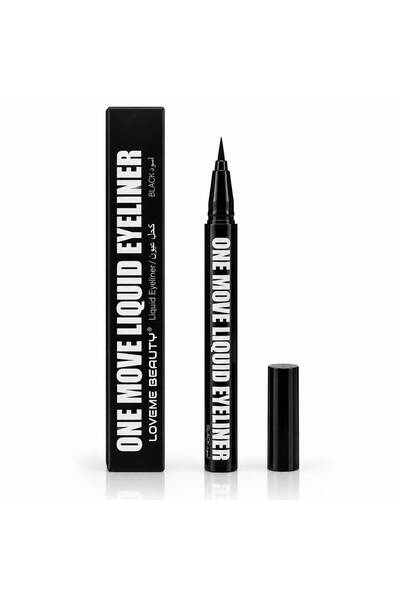 LOVEME BEAUTY آيلاينر سائل أسود لافمي بيوتي بقلم دقيق لرسم وتحديد العيون | Liquid Eyeliner Black