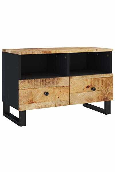 Syfax Έπιπλο τηλεόρασης, 70x33x46 εκ., μασίφ ξύλο μάνγκο
