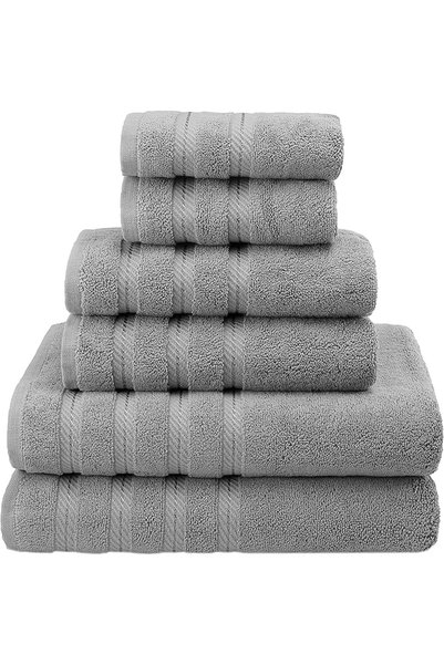 American Soft Linen Hand Towels, Hand Towel Set of 4, 100% Turkish Cotton Han...