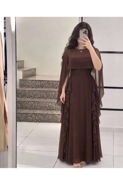 Angelinaa Elegant and Sophisticated Design in a Deep Brown Color, Combining a...