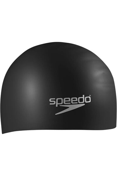 SPEEDO قبعة سباحة من السيليكون للشعر الطويل