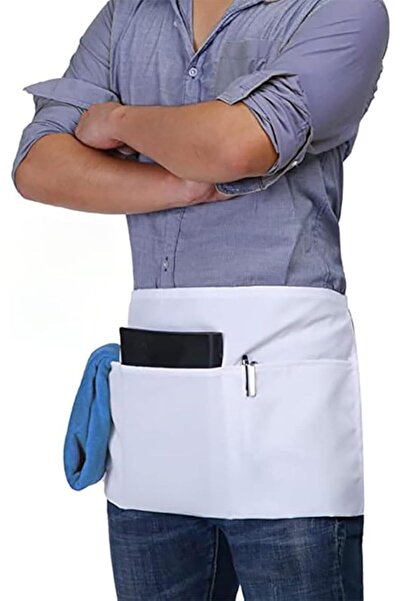 Generic Waiter Apron,Waitress Apron for Men Women with Large Pockets, Canvas ...